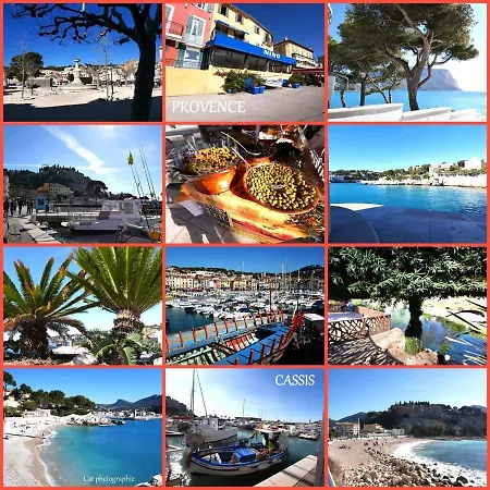 아파트 Mon Petit Paradis, Centre 90 M2, 200 M Mer, Terr Plein Sud, Clim Park Prive 카시스